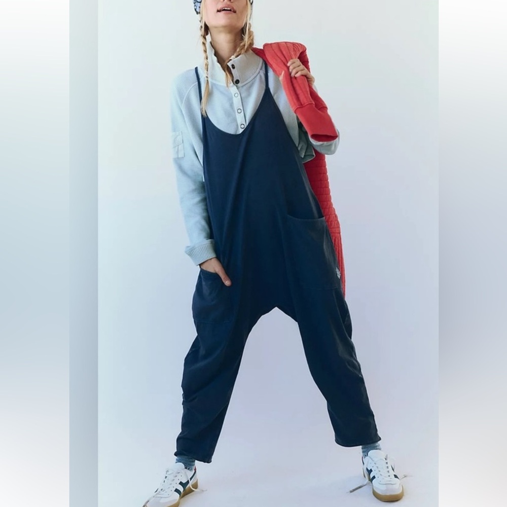 FREE PEOPLE ONESIE HOT SHOT in Midnight Navy